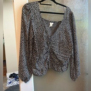 NWOT Floral H&M Blouse